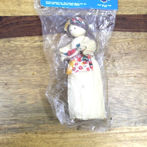 NOS unopened Shiny Brite Corn Husk Produce Vendor Christmas Ornament - Picture 3 of 10
